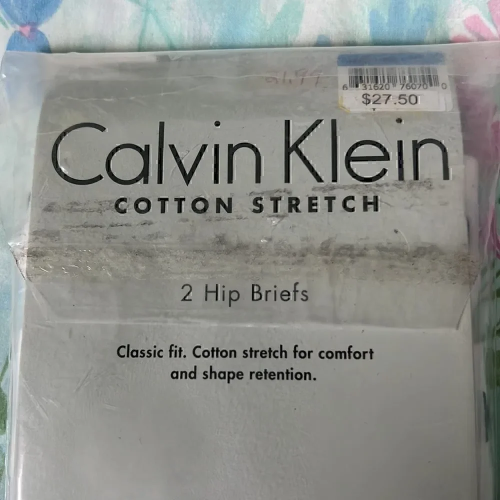 Calvin Klein 2 Pack Hip Briefs White